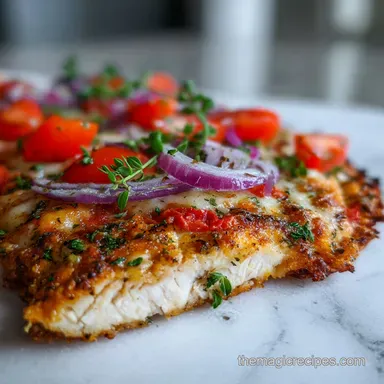 Low Carb Pizza Chicken Recipe: Crispy Baked in 40 Minutes Recipe Card
