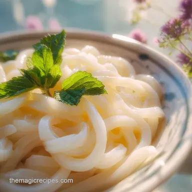 Udon Noodles: Pan-Seared in 20 Minutes with Umami Glaze Recipe Card
