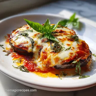 Eggplant Parmesan: Crispy Baked Oven-Only