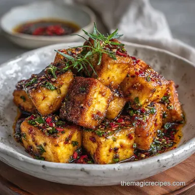 Cooked Tofu: Pan-Seared in 20 Minutes Recipe Card