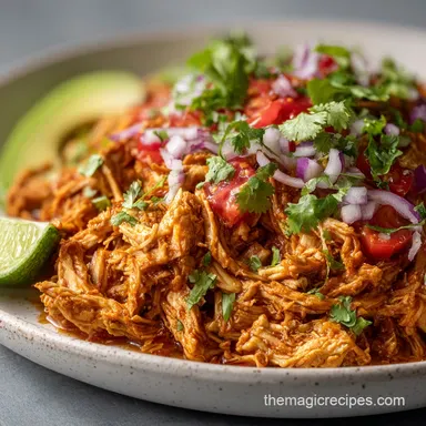 Mexican Shredded Chicken Recipe for Tacos in 30 Minutes