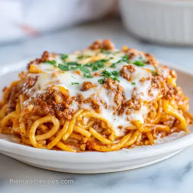 Million Dollar Spaghetti: Baked