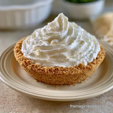 No-Bake Whipped Cream Tart: Creamy Recipe Card
