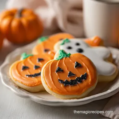 Halloween Sugar Cookies with Vanilla Bean Paste in 25 Minutes Recipe Card