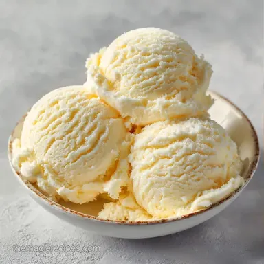Vanilla Ice Cream with Condensed Milk Recipe Card