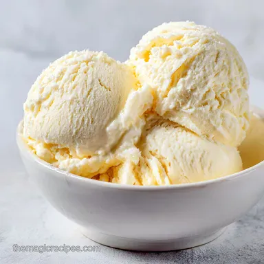 Vanilla Ice Cream for 6 Servings