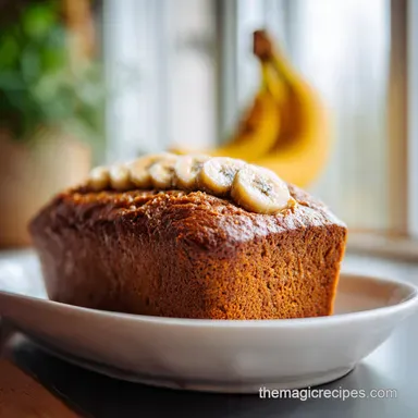 One Bowl Banana Bread with Caramelized Crust in 65 Minutes Recipe Card