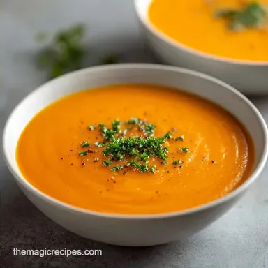 One Pan Roasted Soup for 4 Servings