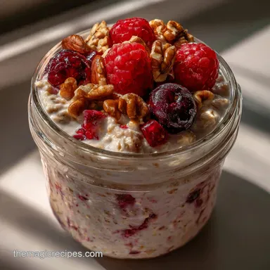 Overnight Oats 10 Ways Meal Prep: Easy Protein-Packed Breakfast Recipe Card
