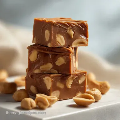 Peanut Butter Fudge: 5 Minute Microwave Recipe Recipe Card