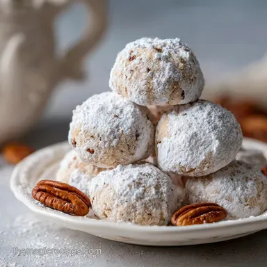 Pecan Snowball Cookies: Old Fashioned Recipe in 1 Hour