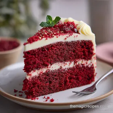 Perfect Red Velvet Cake Ready in 55 Minutes Recipe Card
