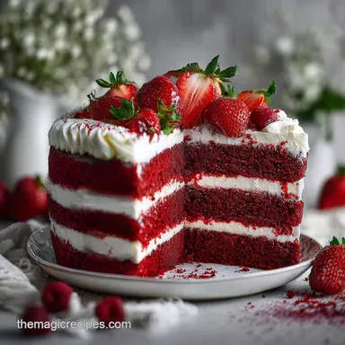 Perfect Red Velvet Cake Ready in 55 Minutes
