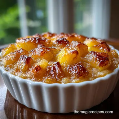 Pineapple Cheese Casserole: Crispy Baked in 45 Minutes Recipe Card