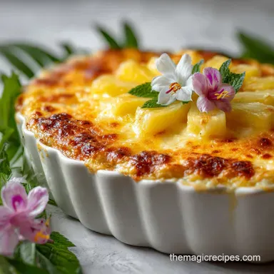 Pineapple Cheese Casserole: Crispy Baked in 45 Minutes