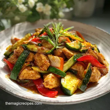 Idea Para Comida Con Pollo Y Verduras: Salteado de Pollo en 30 Minutos