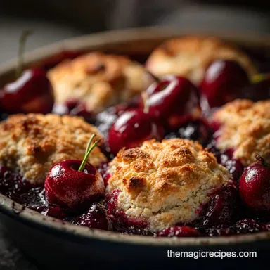 Cherry Cobbler Recipe: Rustic, Easy, Butter-Rich Biscuit Topping