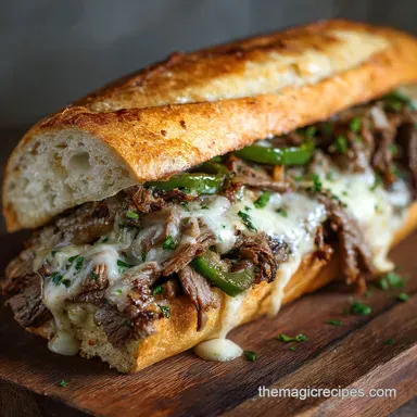 Cheesesteak: The Proper Philly Sandwich with Ribeye and Provolone