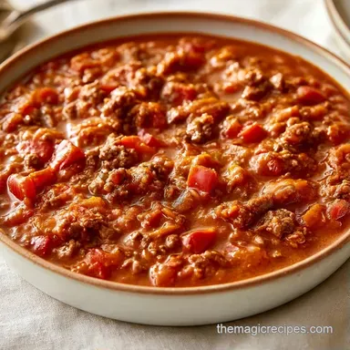 Pumpkin Chili for 4 Servings Recipe Card