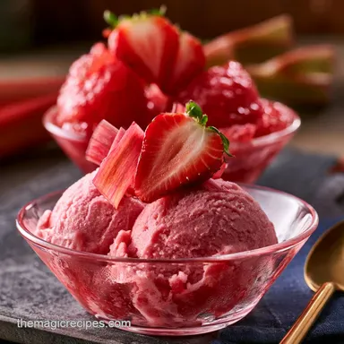 Easy Rhubarb Ice Cream and Sorbet Recipes