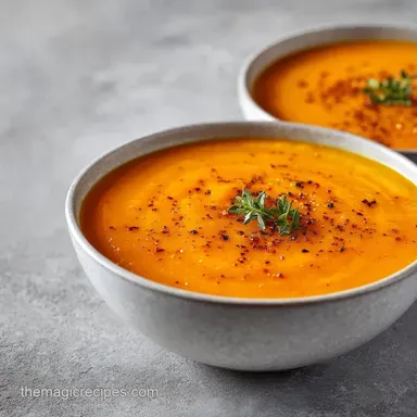 Roasted Butternut Squash Soup: Velvety Recipe Card