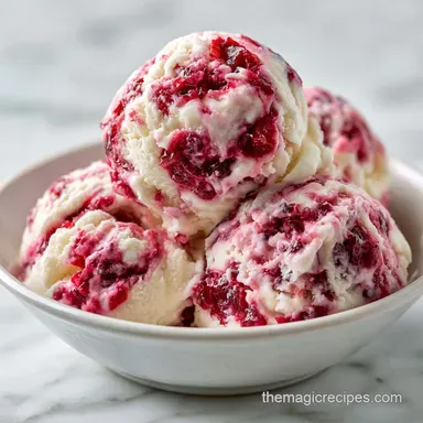 Silky Roasted Rhubarb Ice Cream