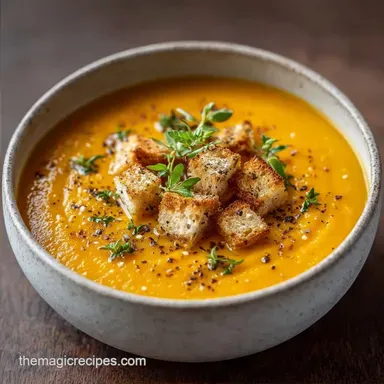 Roasted Squash Vegetable Soup: Velvety