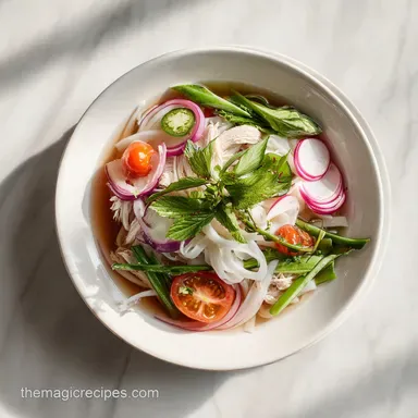 Rotisserie Chicken Pho for 4 Servings: Silky and Aromatic