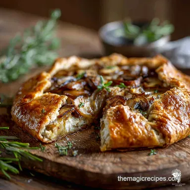 Boursin Cheese Rustic Galette: The Easiest Savory Tart Recipe Recipe Card