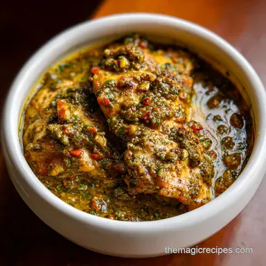 Crockpot Salsa Verde Chicken for 6 Servings Recipe Card