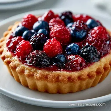 Sheet Pan Summer Berry Pie for 10 Recipe Card