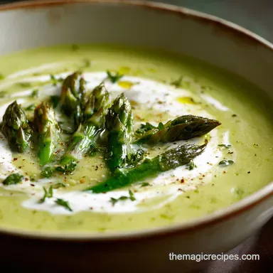 Asparagus Soup: The Silky, No-Cream Recipe for Vibrant Spring Flavour Recipe Card