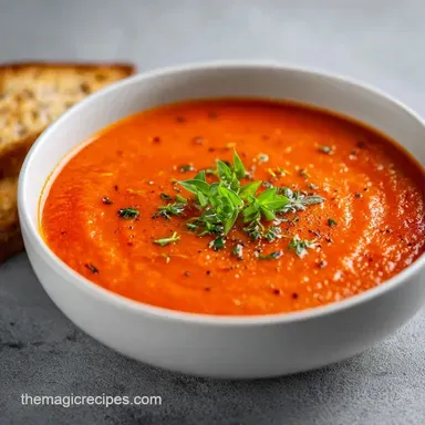 Smoked Paprika Roasted Soup: Velvety Recipe Card