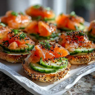 Smoked Salmon Brunch Appetizer in 20 Mins