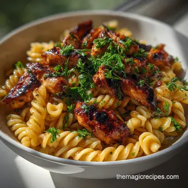 BBQ Chicken Pasta Smoky Creamy Comfort: 45 Min Velvety Dinner