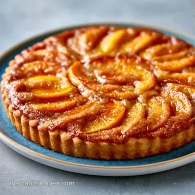 Peach Cobbler with Canned Peaches Recipe Card