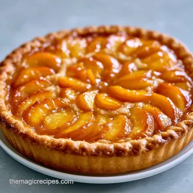 Southern Sweet Peach Pie for 8 Servings Recipe Card