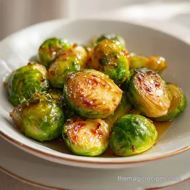 Pan-Seared Brussels Sprouts: Charred and Sticky in 20 Minutes Recipe Card