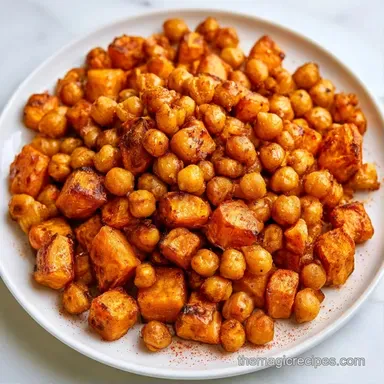 Sweet Potato Harvest Bowl with Chickpeas Recipe Card