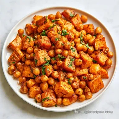 Sweet Potato Harvest Bowl with Chickpeas