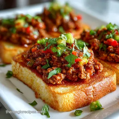 Texas Toast Sloppy Joes Recipe Ready in 30 Min
