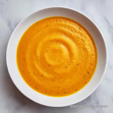 Thick Roasted Vegetable Soup: Velvety Recipe Card
