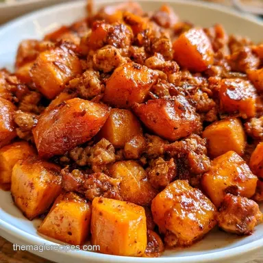 Turkey Sweet Potato Skillet in 25 Min Recipe Card