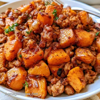 Turkey Sweet Potato Skillet in 25 Min