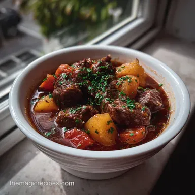 Beef Stew Crockpot: The Best Slow Cooker Recipe Recipe Card