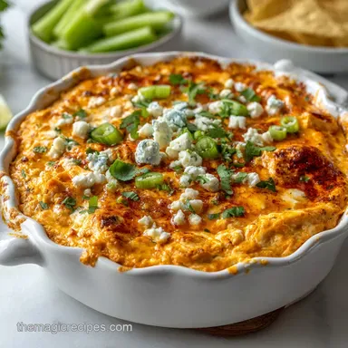 Buffalo Chicken Dip The Ultimate Game Oven-Only Crispy