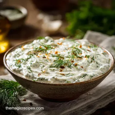 Dill Dip Recipe: The Ultimate Creamy Fresh Dipping Sauce Recipe Card
