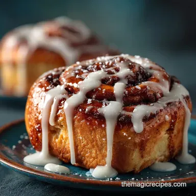 Cinnamon Rolls: Ultimate Soft Sticky Recipe with Glaze Recipe Card