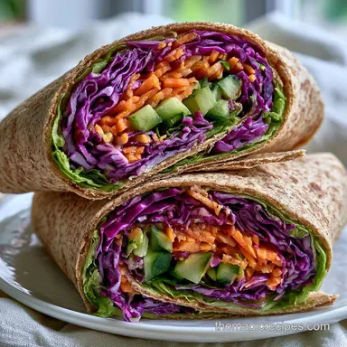 Vegan Veggie Wraps in 20 Minutes