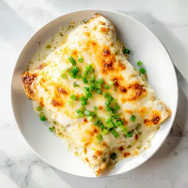 White Chicken Enchiladas in 30 Minutes Recipe Card